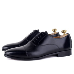 Elegant Men's Black Leather Shoes
