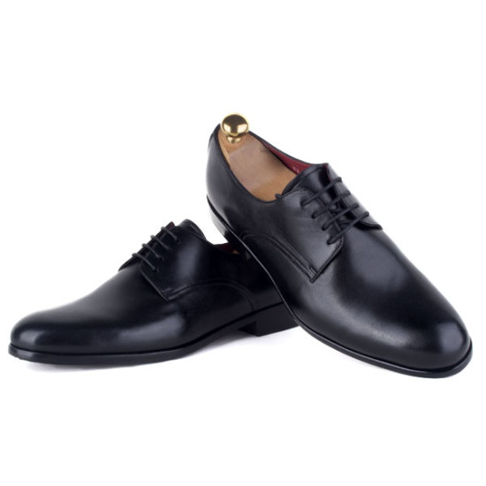 Elegant Men's Black Leather Shoes