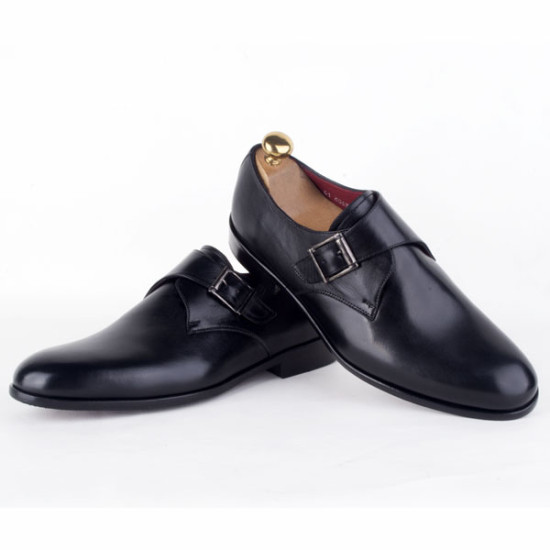 Elegant Men's Black Leather Shoes