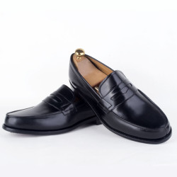 Elegant Men's Black Leather Shoes