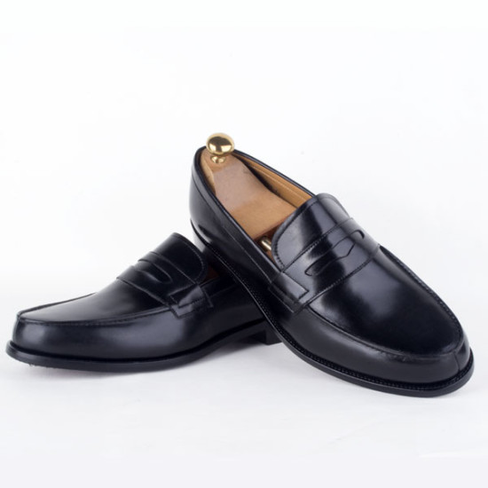 Elegant Men's Black Leather Shoes