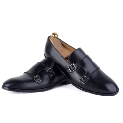 Elegant Men's Black Leather Shoes