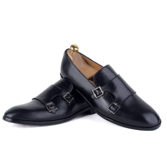 Elegant Men's Black Leather Shoes