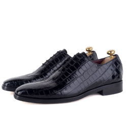 Elegant Men's Black Leather Shoes
