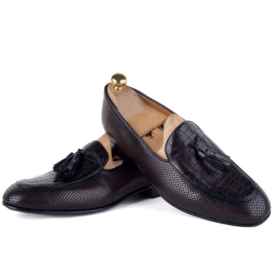 Elegant Men's Black Leather Shoes