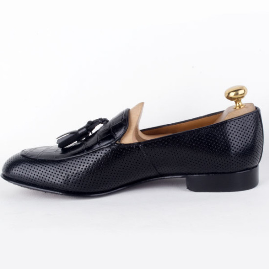 Elegant Men's Black Leather Shoes
