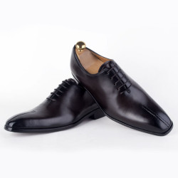 Elegant Men's Black Leather Shoes