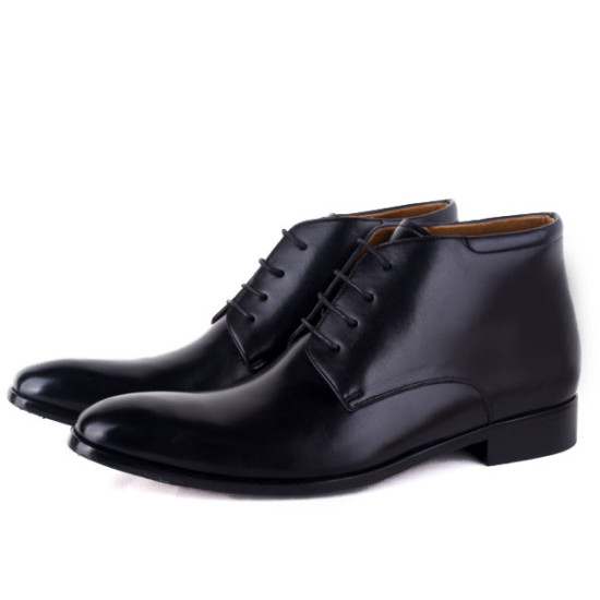 Elegant Men's Black Leather Shoes