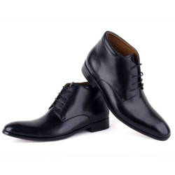 Elegant Men's Black Leather Shoes