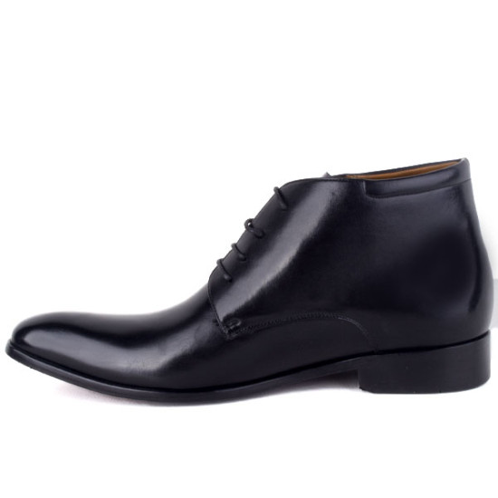 Elegant Men's Black Leather Shoes