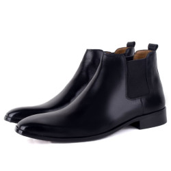 Elegant Men's Black Leather Shoes