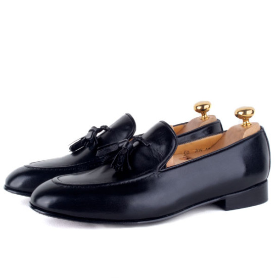 Elegant Men's Black Leather Shoes