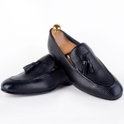 Elegant Men's Black Leather Shoes
