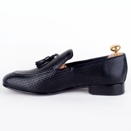 Elegant Men's Black Leather Shoes
