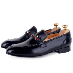 Elegant Men's Black Leather Shoes
