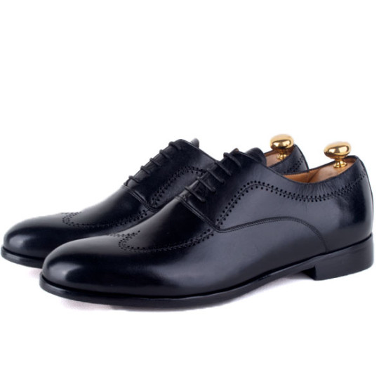 Elegant Men's Black Leather Shoes