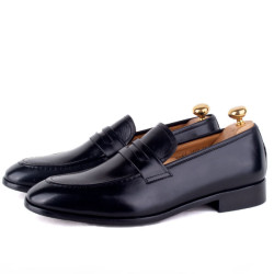 Elegant Men's Black Leather Shoes