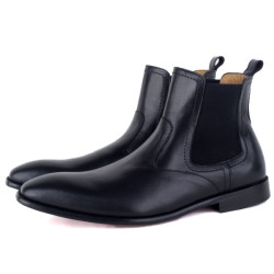 Elegant Men's Black Leather Shoes