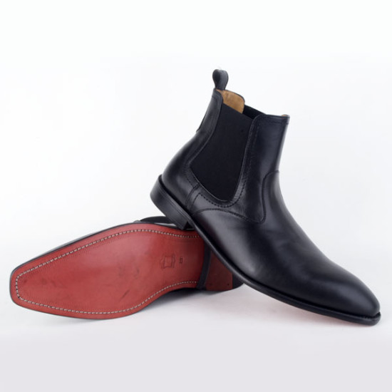 Elegant Men's Black Leather Shoes